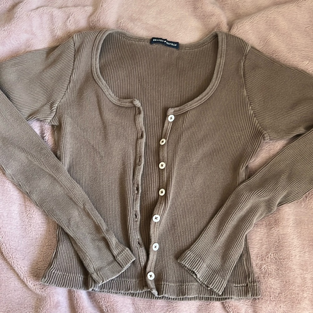 Brandy Melville Brown Faded Long sleeve